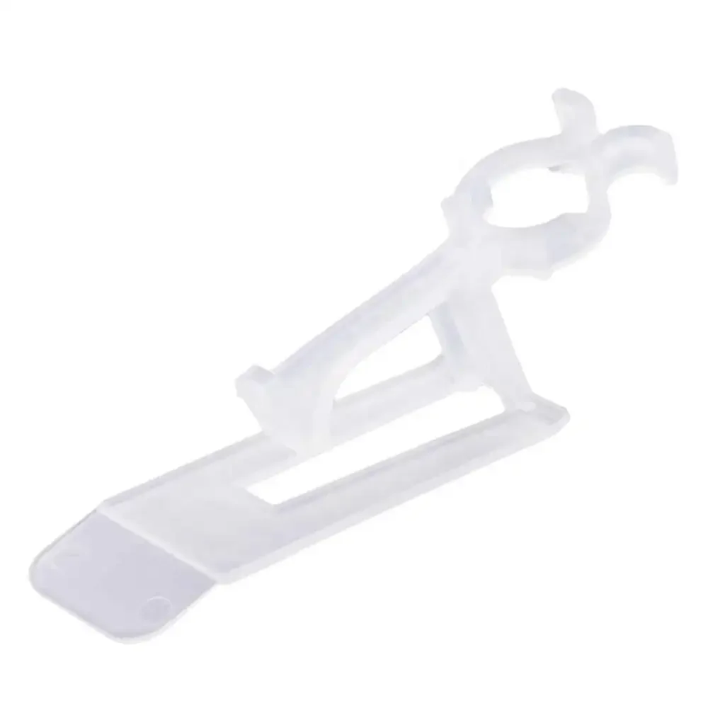 Clear all-in-one clip for mounting Christmas lights