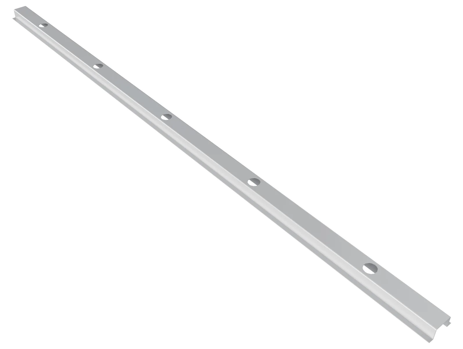 Aluminum mounting profile for permanent RGBW pixel lights