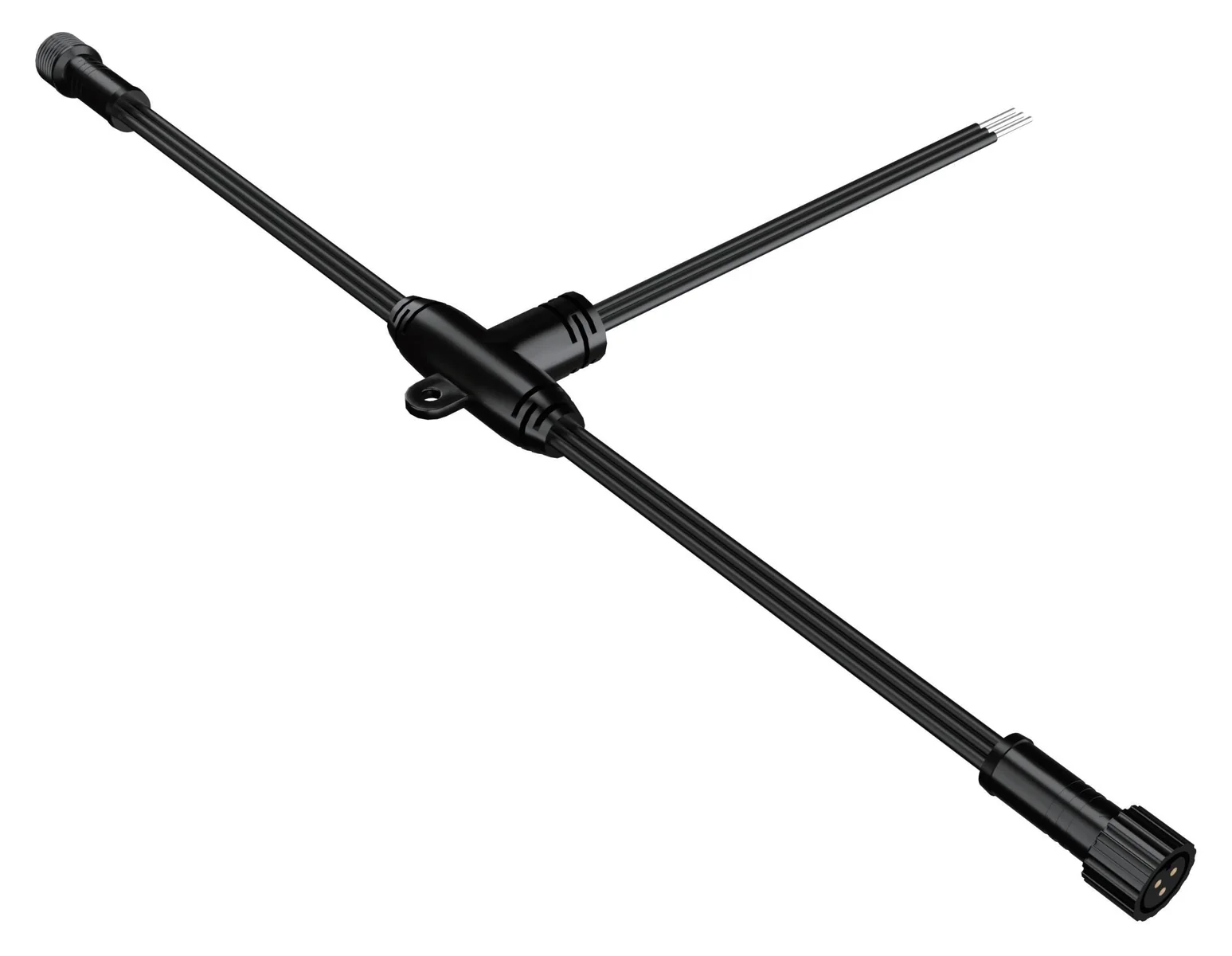 T connector for pixel light power injection