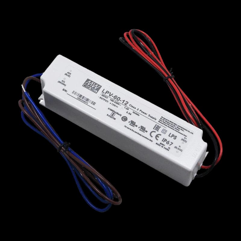 Weather-resistant constant-voltage LED driver for strip lights